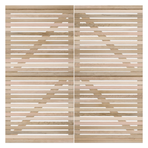Slatted Cedar Driveway Gates