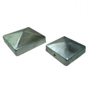Galvanised Post Caps