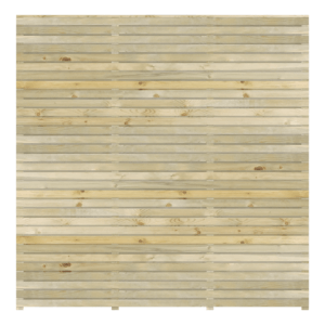 Pressure Treated Hit and Miss Fence Panel