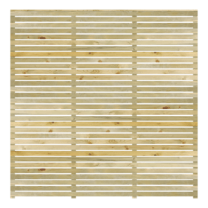 Pressure Treated Slatted Fence Panel