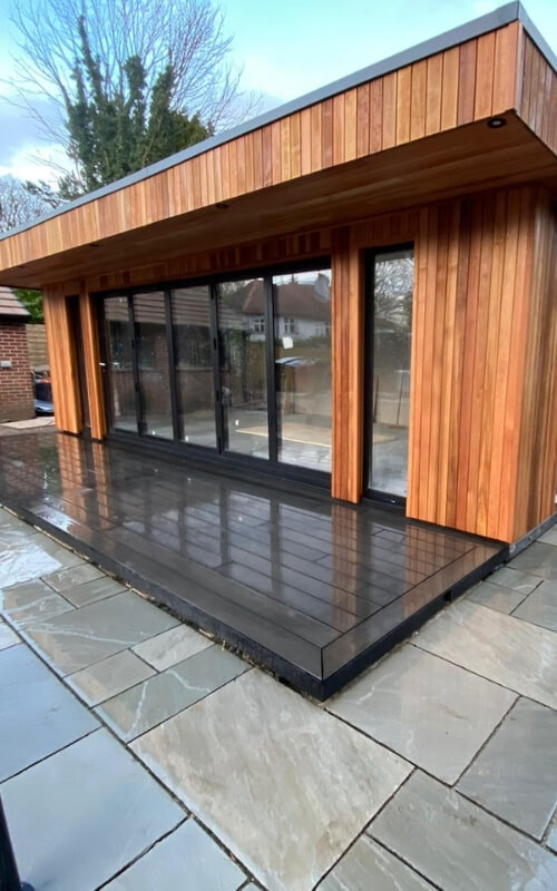 See how our cedar cladding has helped transform this garden room project in Cheshire.
