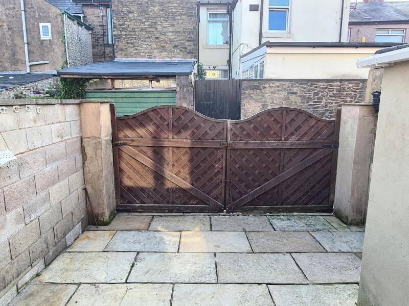 This small yard was dated, tired, and in need of some tlc.