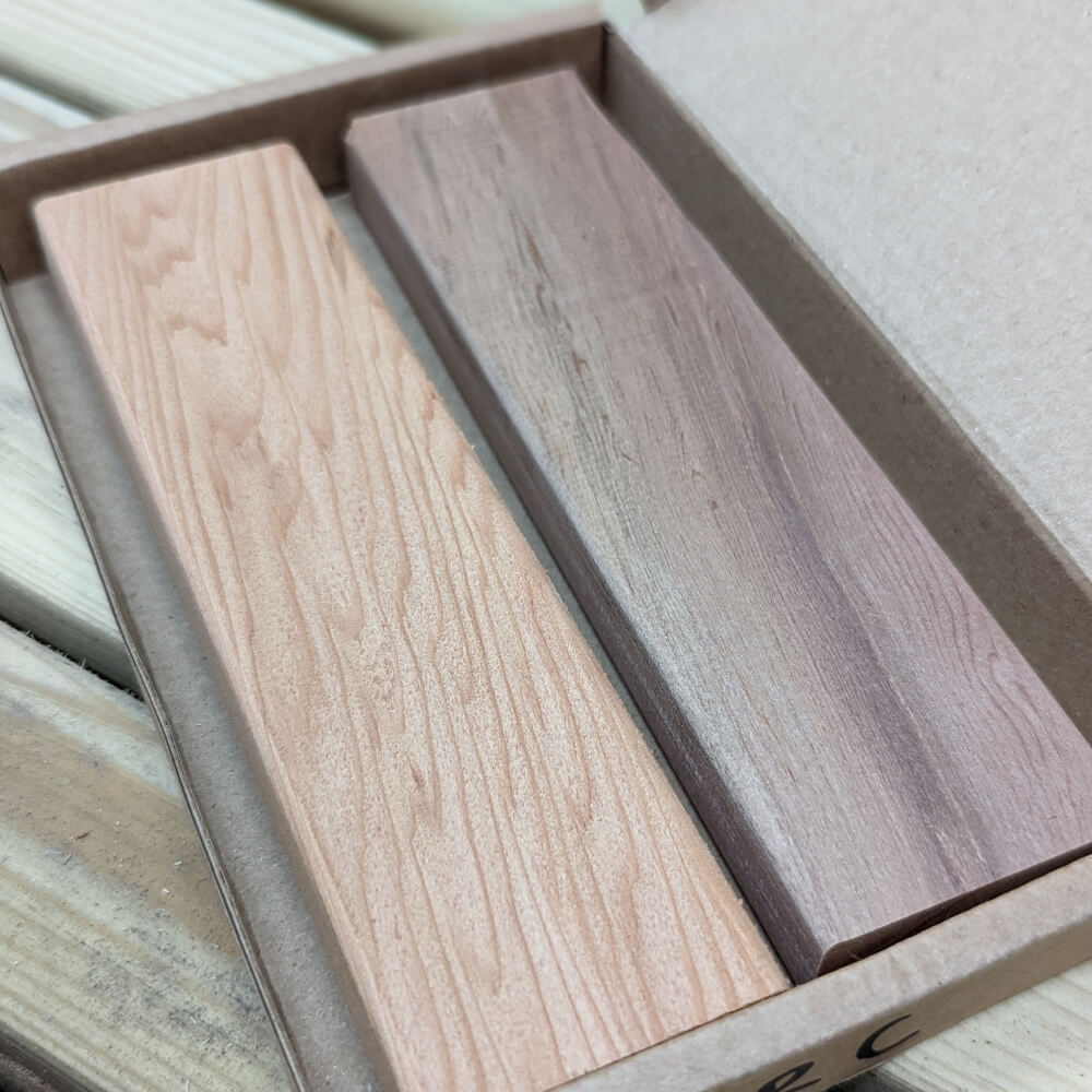 Cedar Sample Box - 44 x 17mm