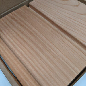 Cedar Sample Box - Interlocking 94mm Cladding
