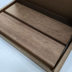 Iroko Sample Box - 44 x 17mm