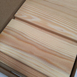 Larch Sample Box - Interlocking 94mm Cladding