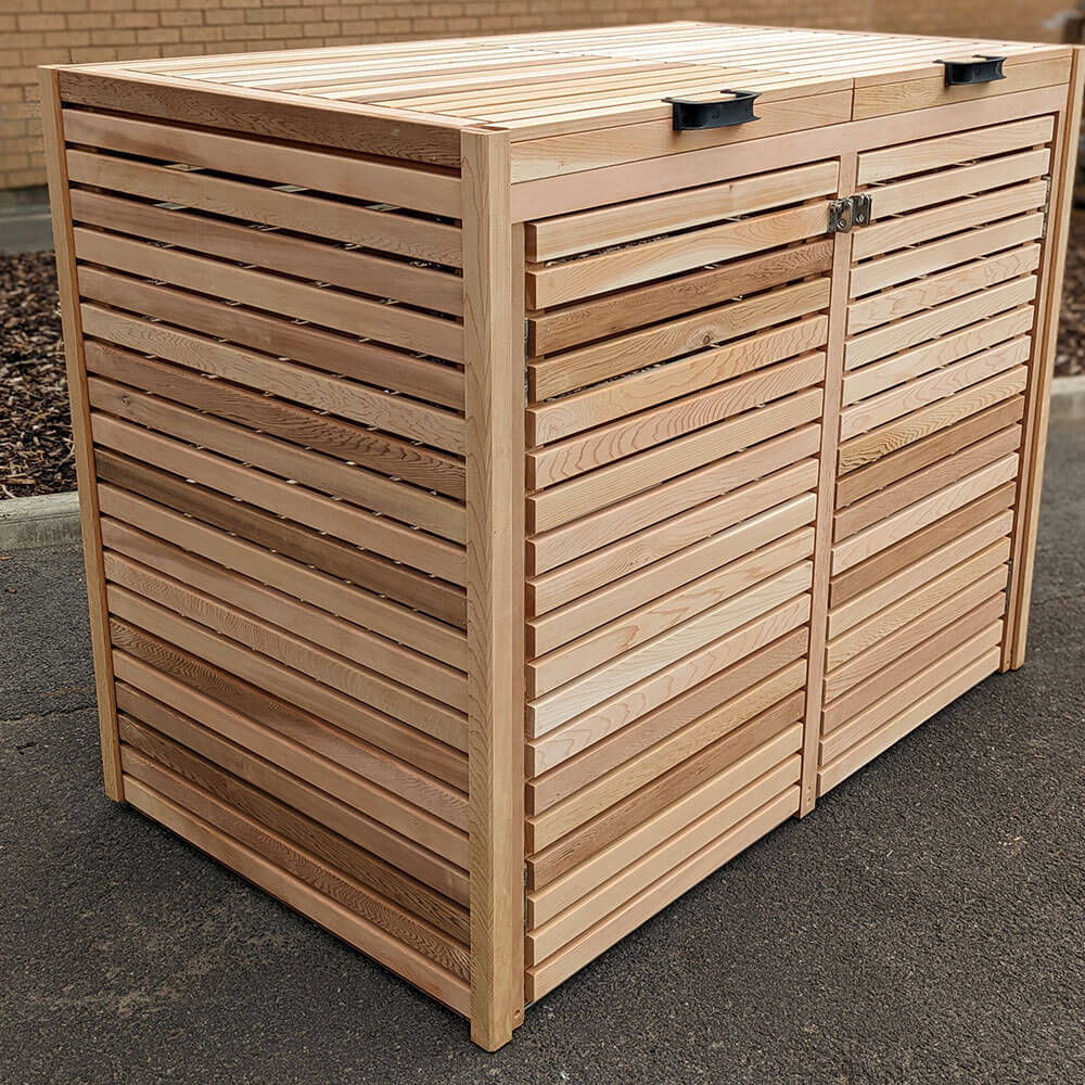 Cedar Slatted Bin Store - Image 5