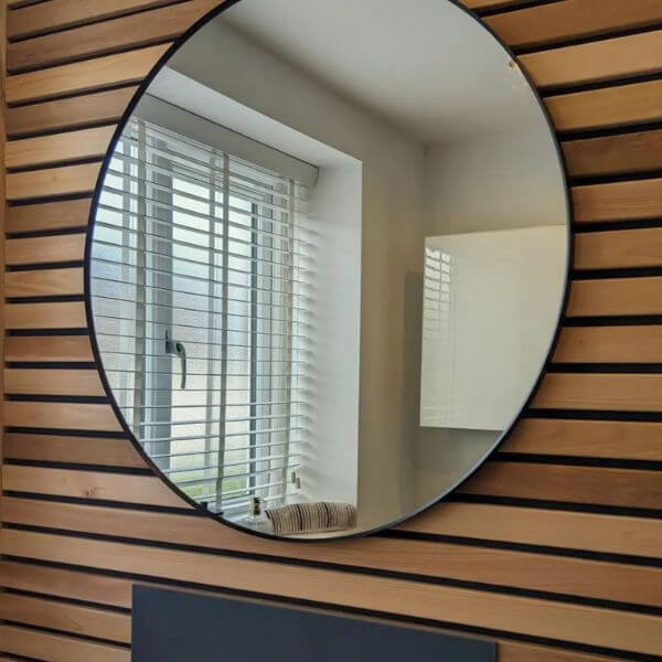 Our 44mm cedar slats are ideal for creating an internal feature wall.