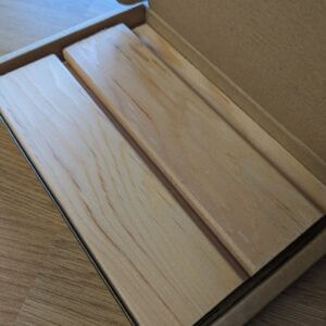 Douglas Fir Interlocking Slat Sample Box - 61mm